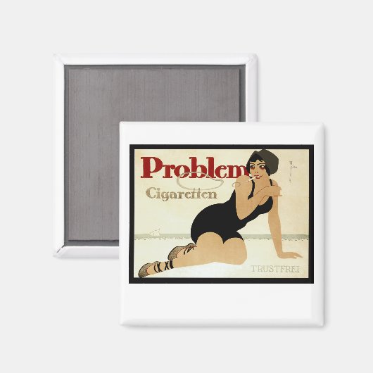 Problem Zigarettenanzeige Magnet (Vorderseite/Rückseite)