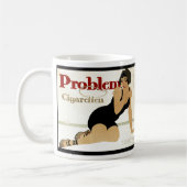 Problem-Zigarettenwerbung Kaffeetasse (Links)
