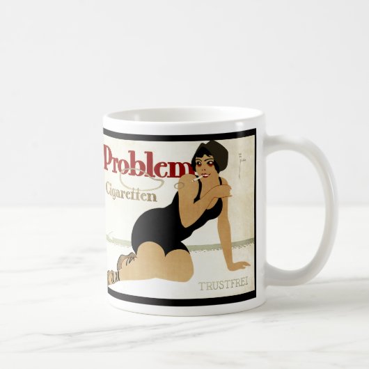 Problem-Zigarettenwerbung Kaffeetasse (Rechts)
