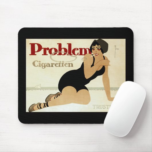 Problem-Zigarettenwerbung Mousepad (Mit Mouse)
