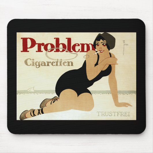 Problem-Zigarettenwerbung Mousepad (Vorne)