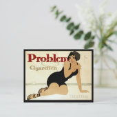 Problem-Zigarettenwerbung Postkarte (Stehend Vorderseite)