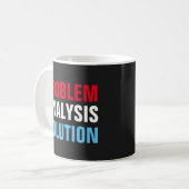 Problemanalyse - Motivierend Inspiration Kaffeetasse (Vorderseite Links)
