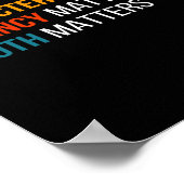 Probleme Anstand ist Wahrheit S Amerika 2020 Poster (Ecke)