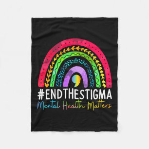 Probleme beenden das Stigma Rainbow Boho 1 Fleecedecke