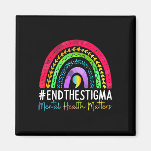 Probleme beenden das Stigma Rainbow Boho 1 Magnet