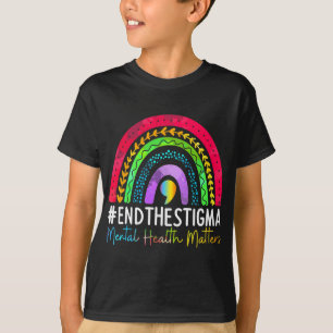 Probleme beenden das Stigma Rainbow Boho 1 T-Shirt
