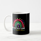 Probleme beenden das Stigma Rainbow Leopard Boho Kaffeetasse (Links)