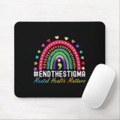 Probleme beenden das Stigma Rainbow Leopard Boho Mousepad (Mit Mouse)