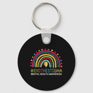 Probleme beenden das Stigma Regenbogen Boho  Schlüsselanhänger