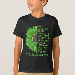 Probleme bei der psychischen Gesundheit Sonnenblum T-Shirt