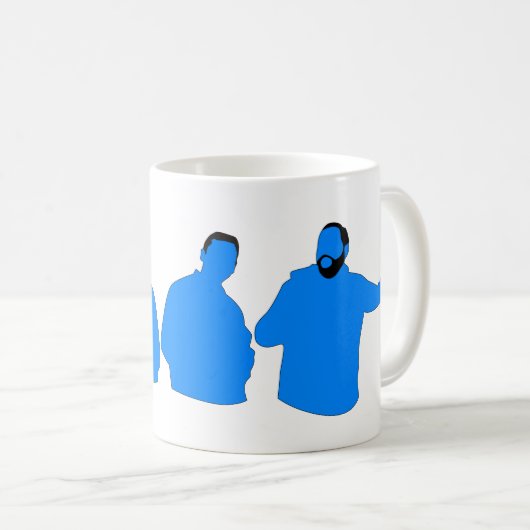 Probleme der SAISON 2 Höhere Silhouette Kaffeetasse (VorderseiteRechts)