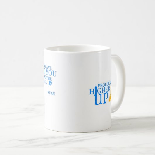 Probleme Höhere Stan-Tasse Kaffeetasse (VorderseiteRechts)