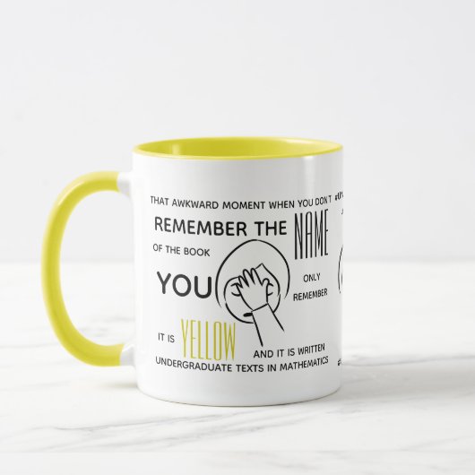 Probleme mit der Mathematik - Tasse (Links)