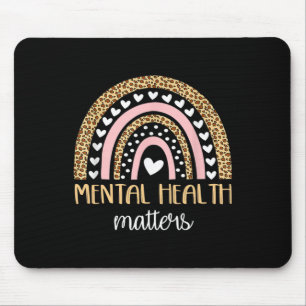 Probleme mit der psychischen Gesundheit Boho-Regen Mousepad
