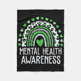 Probleme mit psychischer Gesundheit Awareness Rege Fleecedecke