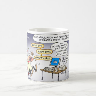 Probleme mit Spracherkennung Kaffeetasse