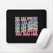 Problemfreundlichkeit ist freundlich, psychisch ge mousepad (Mit Mouse)