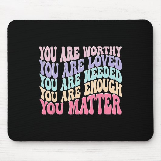 Problemfreundlichkeit ist freundlich, psychisch ge mousepad (Vorne)