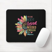 Problemfreundlichkeit ist freundlich, psychisch ge mousepad (Mit Mouse)