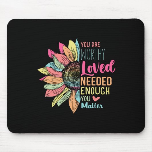 Problemfreundlichkeit ist freundlich, psychisch ge mousepad (Vorne)