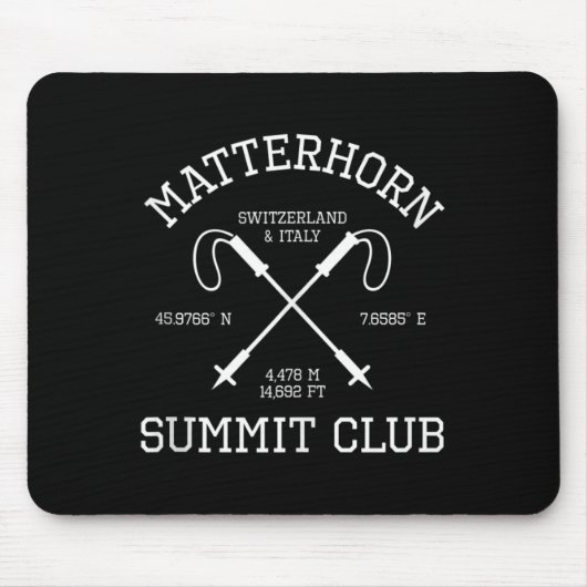 Problemhorn-Gipfel Club Wanderung Schweiz I Mousepad (Vorne)