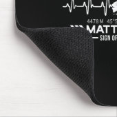 Problemhorn Schweiz Alpen Zermatt Wandern Berge Mousepad (Ecke)