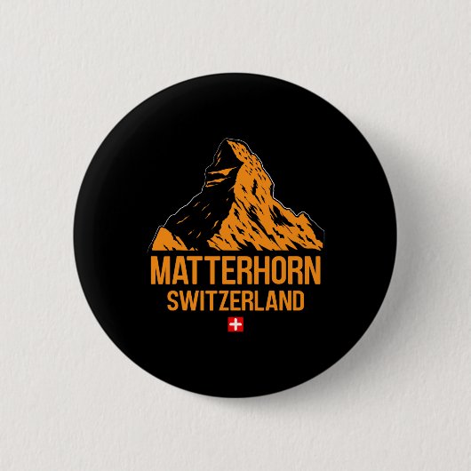 Problemhorn Wanderer Bergfan Kletter Wandern Mou Button (Vorderseite)