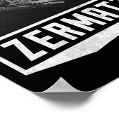 Problemhorn Zermatt Schweiz Skifahren Holiday Mou Poster (Ecke)