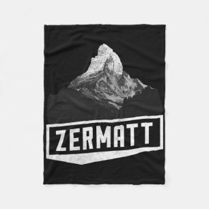 Problemhorn Zermatt Schweiz Skiferien Mou Fleecedecke