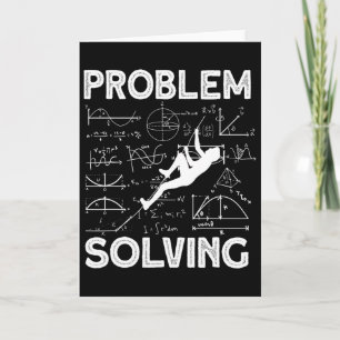 Problemlösender Kletterer Bouldering Karte