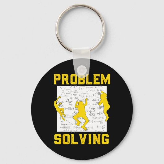 Problemlösender Kletterer Fels Klettern Boulder P Schlüsselanhänger (Vorderseite)