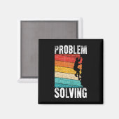 Problemlösender Kletterer-Geschenk - Felsenkletter Magnet (Vorderseite/Rückseite)