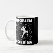 Problemlösender Kletterer, Kletterchemie, Kaffeetasse (Links)