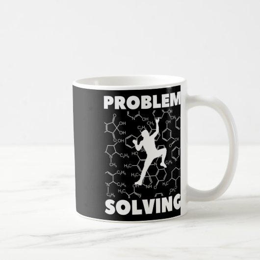 Problemlösender Kletterer, Kletterchemie, Kaffeetasse (Rechts)