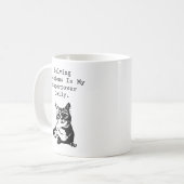 Problemlöser Superkraft Mathe-Enthusiast Kaffeetasse (Vorderseite Links)