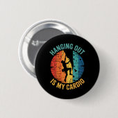 Problemlösung ist mein Cardio Boulderklettern Button (Vorne & Hinten)