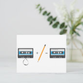 Problemlösung mit kompakten Kassetten. Postkarte (Stehend Vorderseite)