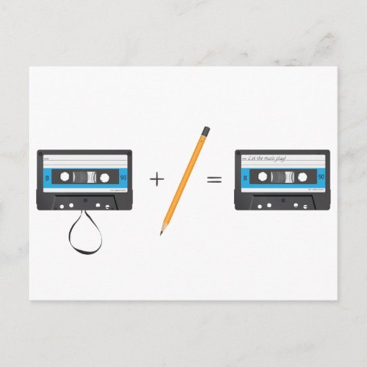 Problemlösung mit kompakten Kassetten. Postkarte (Vorderseite)