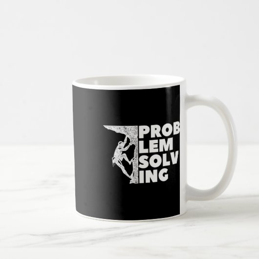 Problemlösungs-Klettergeschenk, Felsenklettern, Bo Kaffeetasse (Rechts)