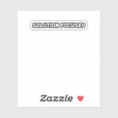 Problemlösungsorientierte Problemlösungs-Effizienz Aufkleber (Blatt)