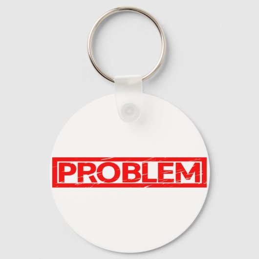 Problemstempel Schlüsselanhänger (Vorderseite)