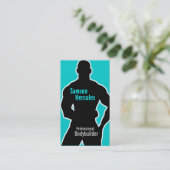 Probodybuilder-schwarze u. blaue Visitenkarte (Stehend Vorderseite)