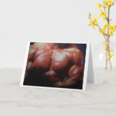 Probodybuildergrußkarte Karte (Gelbe Blume)