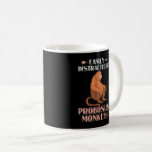 Proboscis Affe Funny Long Nosed Affen Kaffeetasse (VorderseiteRechts)