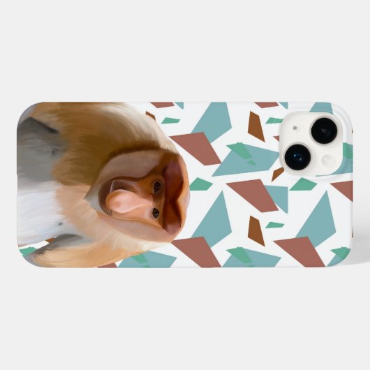 Proboscis-Affe gefährdete Arten Case-Mate iPhone Hülle (Rückseite (Horizontal))