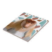 Proboscis-Affe gefährdete Arten Fliese (Seite)