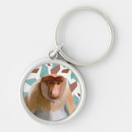 Proboscis-Affe gefährdete Arten Schlüsselanhänger