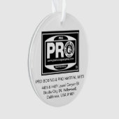 #PROBOXING & #PROMARTIALARTS ORNAMENT (Vorderseite)
