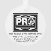 #PROBOXING & #PROMARTIALARTS ORNAMENT (Vorderseite)